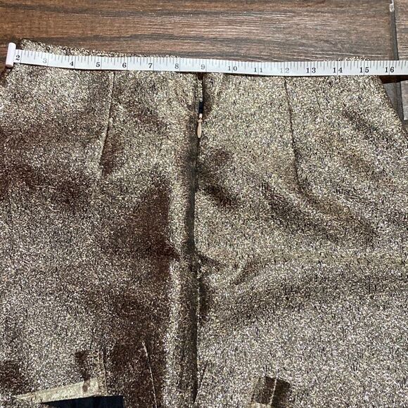 Worthington Good Metalic Christmas Women Skirt Size4 - Picture 15 of 15